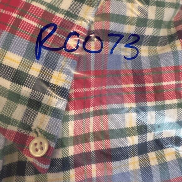 Vintage RALPH LAUREN Multicolor Madras Plaid Classic Button Down Men's Size XL - Picture 12 of 12